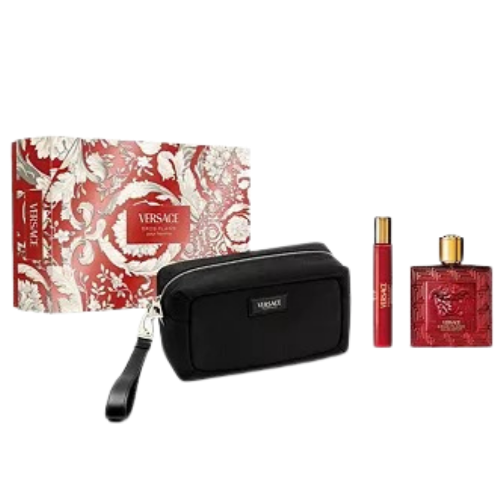 Versace Eros Flame Set 100ml EDP + 10ml EDP + neseser