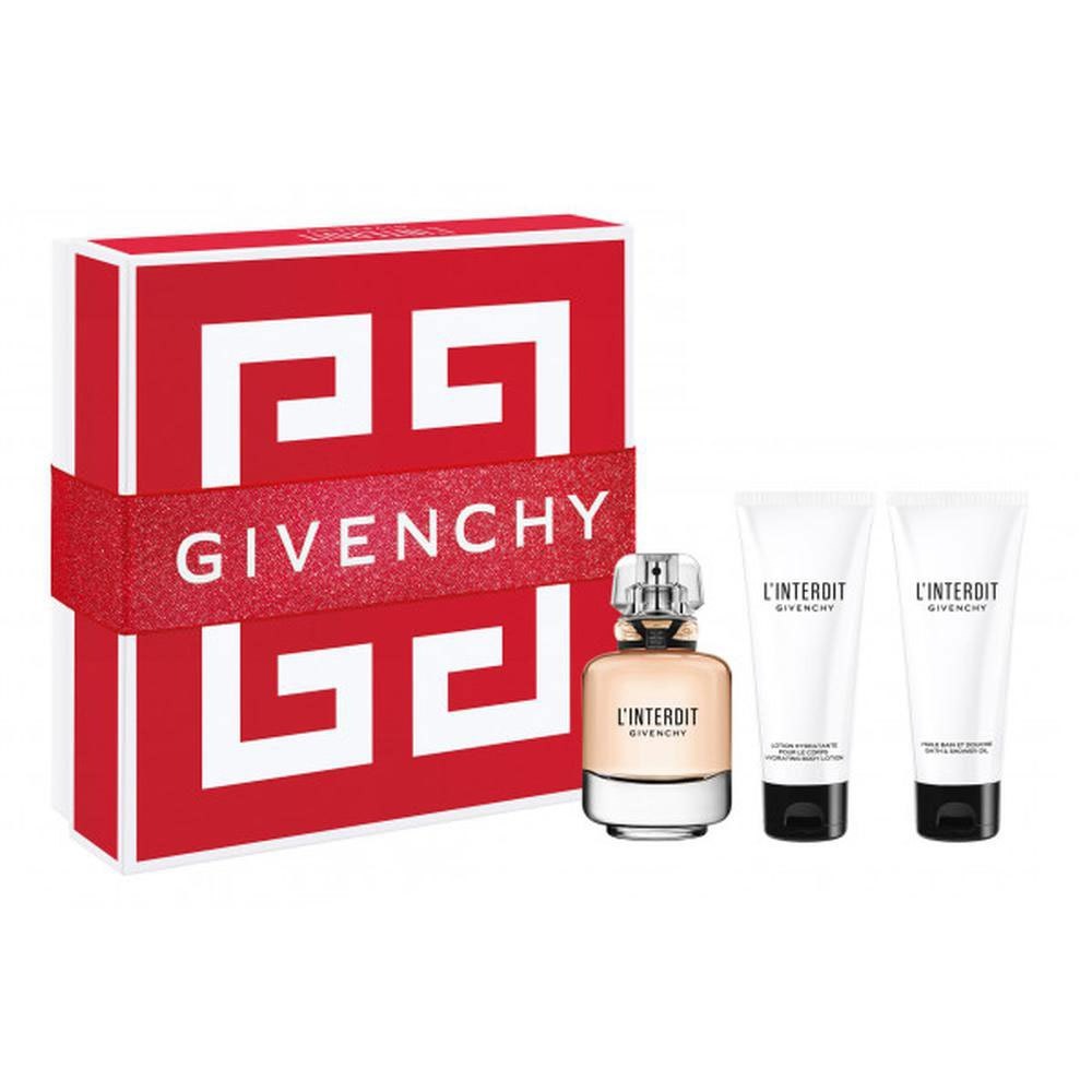 Givenchy L’Interdit Set 80ml edp + 75ml Body Lotion + 75ml Shower oil