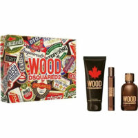 Dsquared2 Wood For Him Set 100ml EDT + 10ml EDT + 150ml Shower Gel