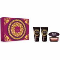 Versace Crystal Noir 50ml EDT + 50ml Shower Gel + 50ml Body Lotion