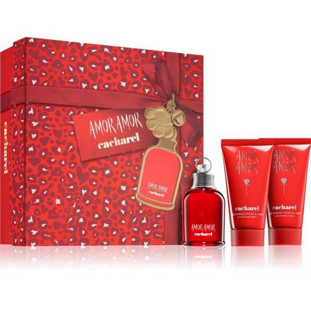Cacharel Amor Amor Set 50 ml EDT + 50ml Body Lotion + 50ml Shower Gel