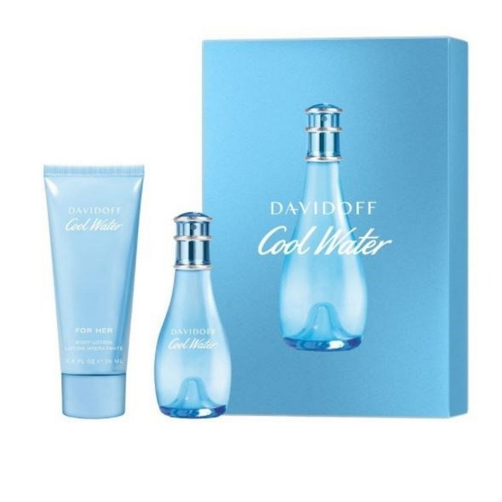 Davidoff Cool Water Women Set 30ml EDT + 75ml Body Lotion