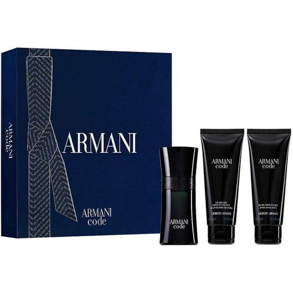 Giorgio Armani Code Set 50ml edt 75ml aftershave balm 75ml shower gel MiST Parfumerija