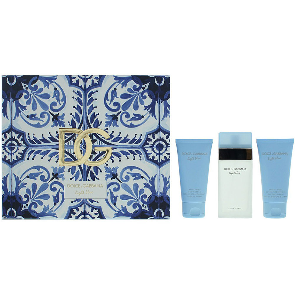 Dolce & Gabbana Light Blue Set 50ml EDT+ 50ml krema za tijelo + 50ml gel za tusiranje