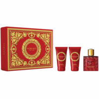 Versace Eros Flame Set 50 ml edp + 50 ml aftershave losion + 50 ml gel za tusiranje