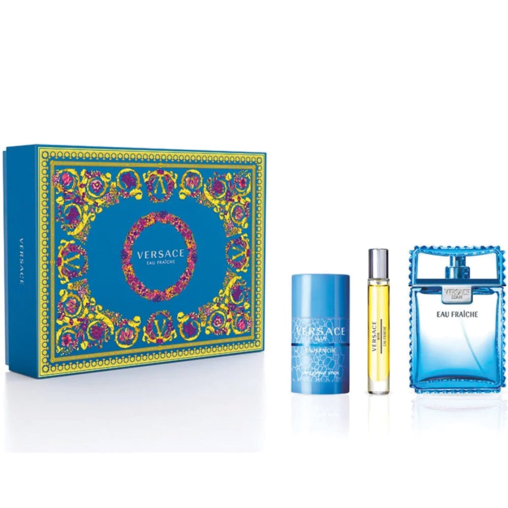 Versace Eau Fraiche Set 100 ml edt + 10 ml edt + deo stick