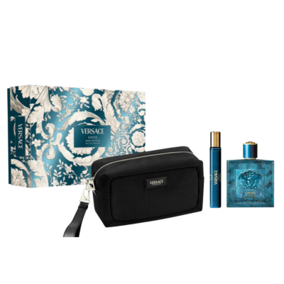 Versace Eros Set 100 ml edp + 10 ml edp + kozmeticka torbica