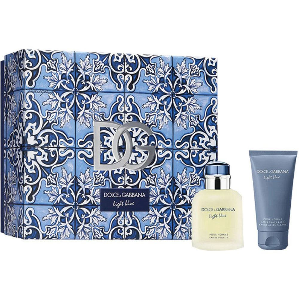 Dolce & Gabbana Light Blue Pour Homme Set 75 ml edt + 75 ml aftershave balm