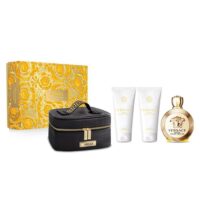 Versace Eros Pour Femme Set 100 ml edp + 100 ml losion + 100 ml gel za tuširanje + neseser