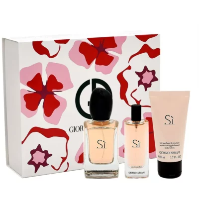 Giorgio Armani Si Set 50 ml edp + 15 ml edp + 50 ml losion za tijelo