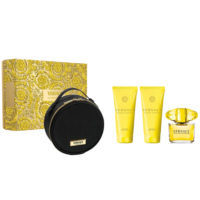 Versace Yellow Diamond Set 90 ml edt + 100 ml losion + 100 ml gel za tusiranje + kozmeticka torbica
