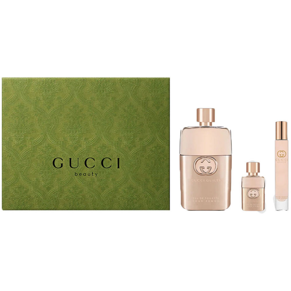 Gucci Guilty Pour Femme Set 90 ml edt + 7,4 ml edt + 5 ml edt