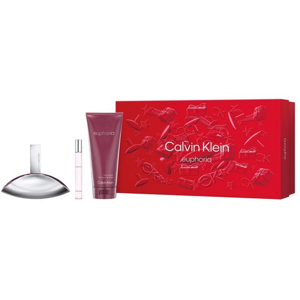 Calvin Klein Euphoria Set 100 ml edp + 10 ml edp + 200 ml losion
