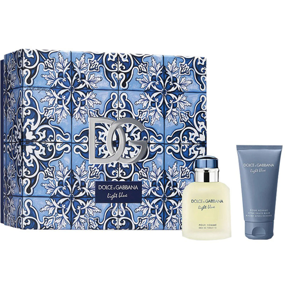 Dolce Gabbana Light Blue Pour Homme Set 75 ml edt + 50 ml afteshave balzam