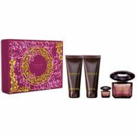 Versace Crystal Noir 90 ml edt + 100 ml losion + 100 ml gel za tusiranje + 5 ml edt minijatura