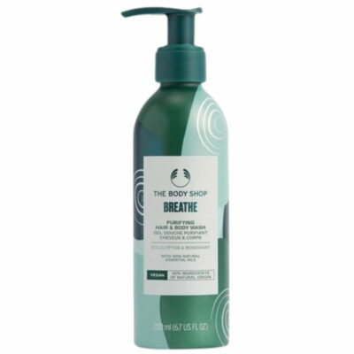 The Body Shop Breathe Purifying Hair & Body Wash Eucalyptus and Rosemary 200 ml