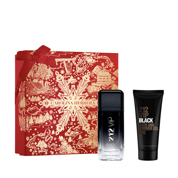 Carolina Herrera 212 Vip Black Set 100 ml edp + 100 ml shower gel