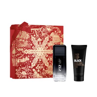 Carolina Herrera 212 Vip Black Set 100 ml edp + 100 ml shower gel