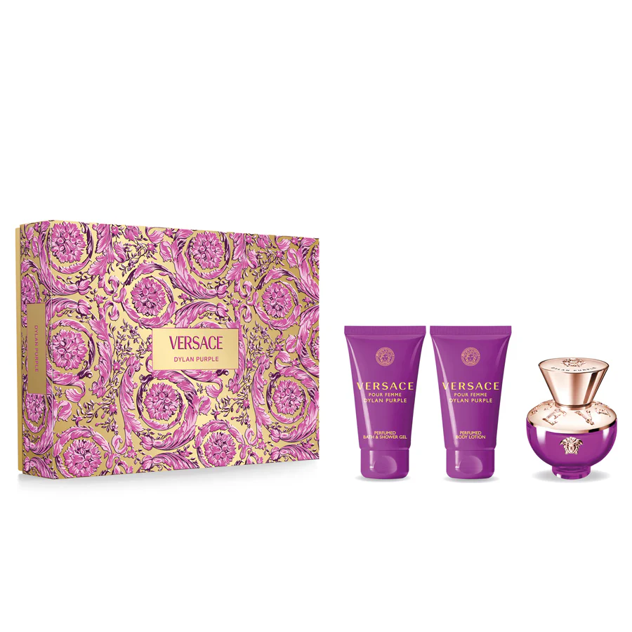 Versace Dylan Purple Set 50 ml edp + 50 ml losion + 50 ml gel za tuširanje