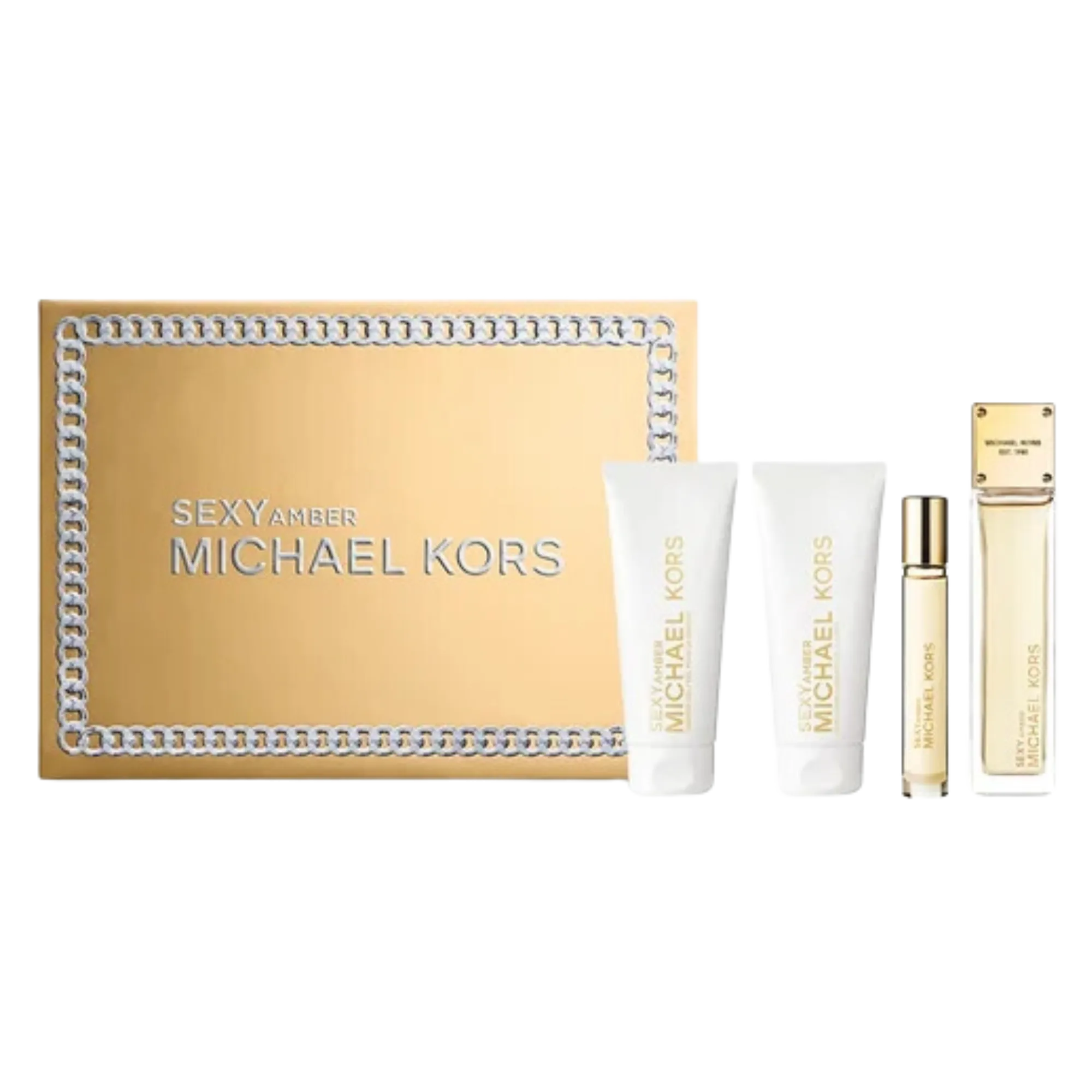 Michael Kors Sexy Amber Set 100 ml edp + 100 ml gel za tuširanje + 100 ml losion