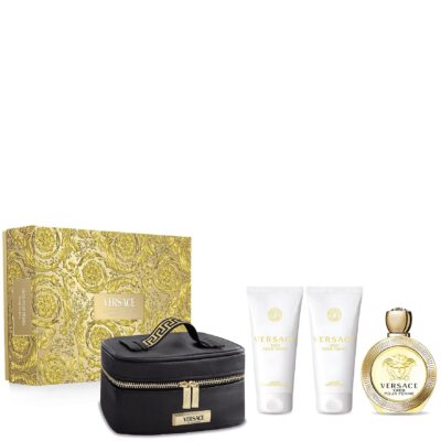 Versace Eros Pour Femme Set 100 ml edt + 100 ml gel za tuširanje + 100 ml losion + neseser