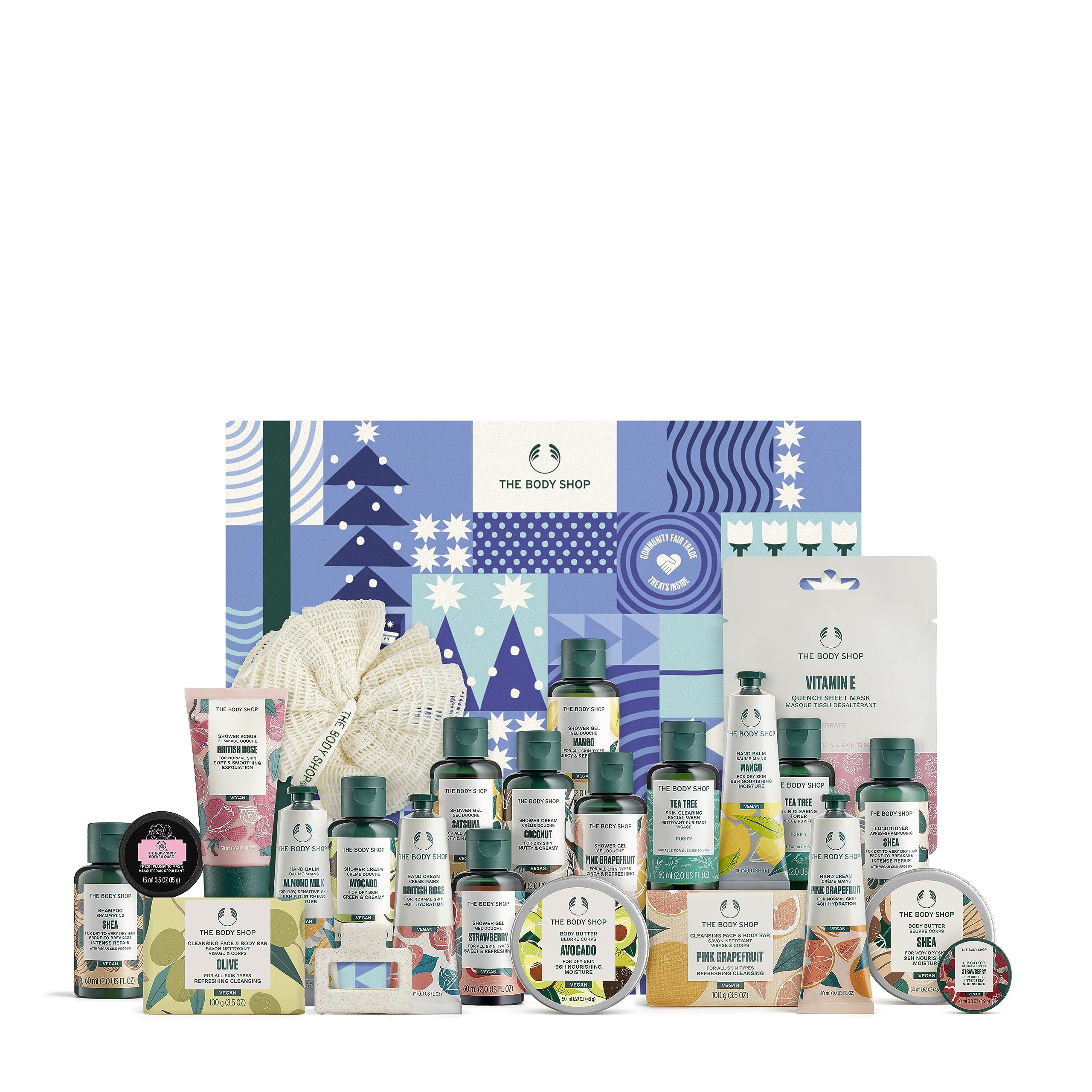 The Body Shop Advent Calendar 24 pieces