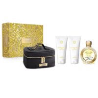 Versace Eros Pour Femme Set 100 ml edt + 100 ml gel za tuširanje + 100 ml losion + neseser