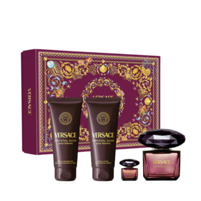 Versace Crystal Noir edp Set 90 ml edp + 100 ml losion + 100 ml shower gel + edp 5ml