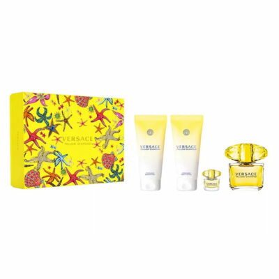 Versace Yellow Diamond Set 90 ml edt + 100 ml losion + 100 ml shower gel + 5 ml edt