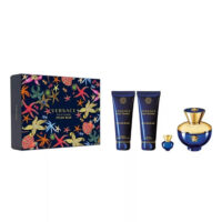 Versace Dylan Blue Pour Femme edp Set 100 ml edp + 100 ml losion + 100 ml shower gel + 5 ml edp