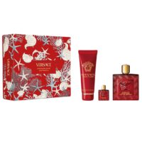 Versace Eros Flame edp Set 100 ml edp + shower gel 150 ml + 5 ml edp