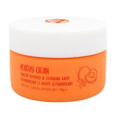 W7 Peachy Clean Makeup Remover and Cleansing Balm 70g