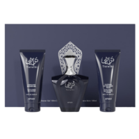 Afnan Turathi Homme Blue Set EDP 90ml + Aftershave balzam 100ml + gel za tuširanje 100ml