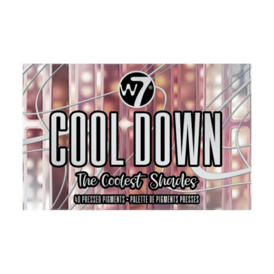 W7 Cool Down 40 Coolest Shades Presed pigments paleta sjena za oči