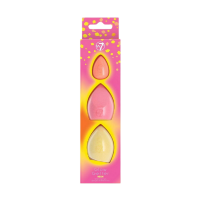W7 Glow Getter Neon Beauty Sponge Trio
