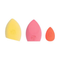W7 Glow Getter Neon Beauty Sponge Trio