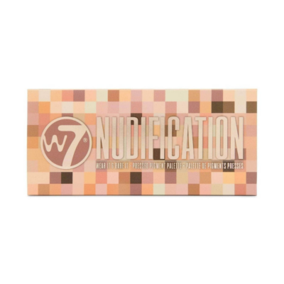 W7 Nudification Pressed Pigment paleta sjena za oči