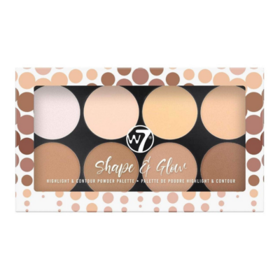 W7 Shape and Glow - paleta kontura i highlightera