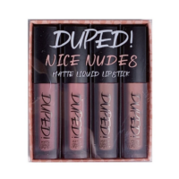 W7 Duped! Matte Tečni ruževi – Nice Nudes