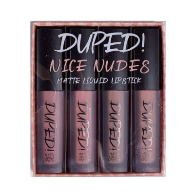 W7 Duped! Matte Tečni ruževi - Nice Nudes