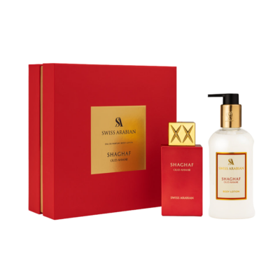 Swiss Arabian Shaghaf Oud Ahmar Set EDP 75ml + Losion za tijelo 300ml