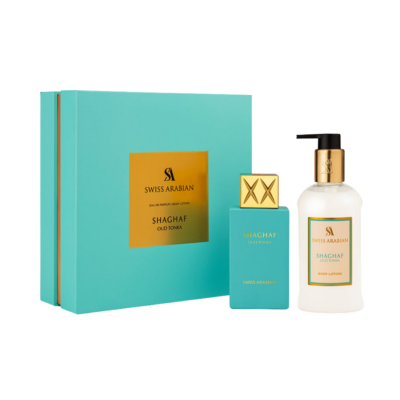 Swiss Arabian Shaghaf Oud Tonka Set EDP 75ml + Losion za tijelo 300ml