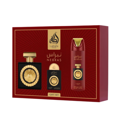 Lattafa Nebras Set EDP 100ml + EDP 20ml + Dezodorans 200ml