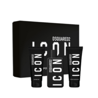DSquared2 Icon Pour Homme Set EDP 100ml + Gel za tuširanje 100ml + Aftershave balzam 100ml