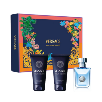 Versace Pour Homme Set EDT 50ml + Šampon 50ml + Aftershave balzam 50ml