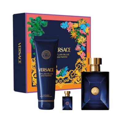 Versace Dylan Blue Pour Homme Set EDT 100ml + Gel za tuširanje 150ml + EDT 5ml