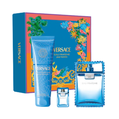 Versace Eau Fraiche Set EDT 100ml + Gel za tuširanje 150ml + EDT 5ml