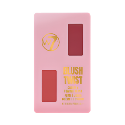 W7 Blush Twist – Kremasto rumenilo i rumenilo u prahu