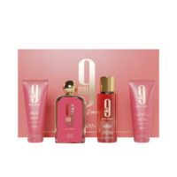 Afnan 9 am pour Femme Set EDP 100ml + Bodyspray 150ml + Losion za tijelo 100ml + Gel za tuširanje 100ml