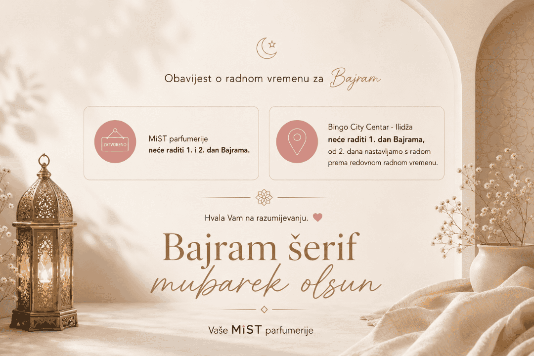 OBAVIJEST O RADNOM VREMENU
